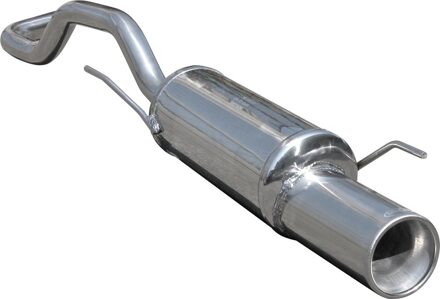 InoxCar uitlaat passend voor Seat Ibiza 6K2 1.4 16v (101pk) 2000-2002 102mm IXSEIB03102