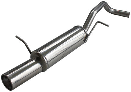 InoxCar uitlaat passend voor Seat Ibiza 6L 1.4 16v (100pk) 2002- 102mm IXSEIB13102