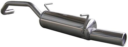 InoxCar uitlaat passend voor Seat Ibiza 6L 1.4 16v (100pk) 2002- 80mm IXSEIB1380