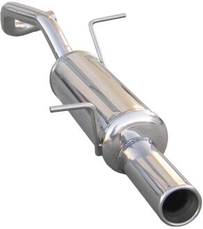 InoxCar uitlaat passend voor Seat Ibiza 6L 1.4 TDi (75pk) 2002- 80mm IXSEIB1480