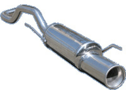 InoxCar uitlaat passend voor Seat Ibiza 6L 1.9 SDi/TDi 2002- 102mm IXSEIB15102