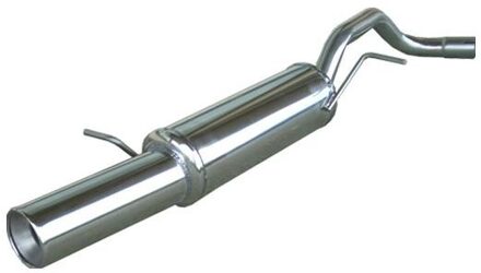 InoxCar uitlaat passend voor Seat Ibiza 6L 1.9 TDi FR (130pk) 2002- 102mm IXSEIB16102