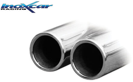 InoxCar uitlaat passend voor Seat Ibiza SC (6J) 1.2 Tsi FR 110pk 2015- 2x80mm IXSEIB2580
