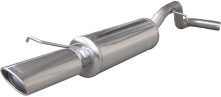 InoxCar uitlaat passend voor Seat Leon 1M 1.6 16v (105pk) 2000- 120x80mm IXSELE13120