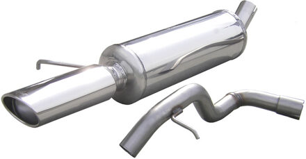 InoxCar uitlaat passend voor Seat Leon 1M 1.8 Turbo 2000- 120x80mm IXSELE06120
