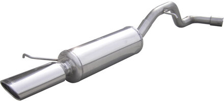 InoxCar uitlaat passend voor Seat Leon 1M 1.9 TDi (110pk) 2000- 120x80mm IXSELE05120