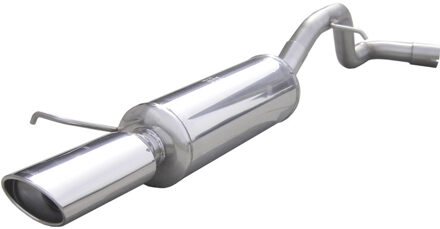 InoxCar uitlaat passend voor Seat Leon 1M 1.9 TDi (90pk) 2000- 120x80mm IXSELE04120