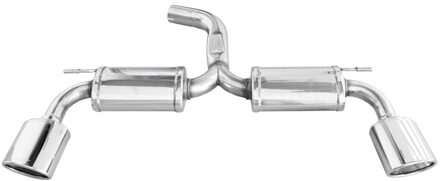 InoxCar uitlaat passend voor Seat Leon (5F) Cupra 2.0 280pk 2014- 70mm 1x150x105mm Obliqu IXSELE19150