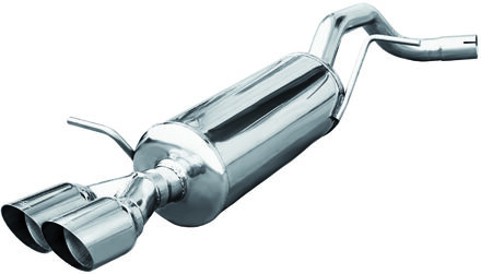 InoxCar uitlaat passend voor Skoda Fabia II 1.4TSi RS DSG (180pk) 2012- 2x80mm Racing IXSKFA03RA