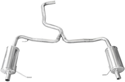 InoxCar uitlaat passend voor Skoda Octavia RS 2.0 220pk 2013-2016 IXSKOC01