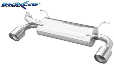 InoxCar uitlaat passend voor Subaru BRZ 2.0 (200pk) Facelift 2017- 1x102mm Racing IXSUBRZ02102R