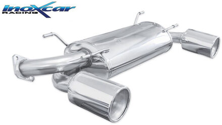 InoxCar uitlaat passend voor Subaru BRZ 2.0 (200pk) Facelift 2017- 1x120mm Mega IXSUBRZ02120M