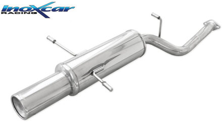 InoxCar uitlaat passend voor Subaru Forester 2.0 16v LX 125pk 1998- 1x102mm IXSUIM26102