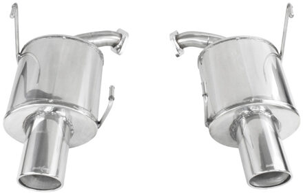 InoxCar uitlaat passend voor Subaru Forester AWD 2.0 XT 240pk 2015- 1x110mm X-Race IXSUFO01XR11