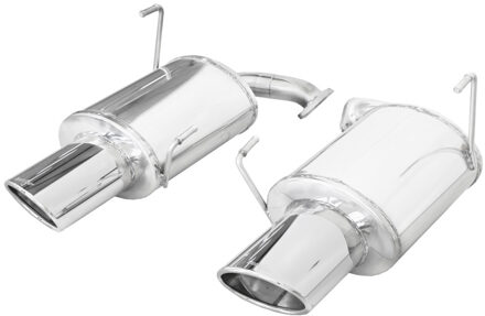 InoxCar uitlaat passend voor Subaru Impreza 2.5T WRX STi MY15 (300pk) 2014- 150x105mm IXSUIM28150