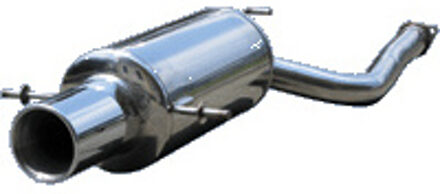 InoxCar uitlaat passend voor Subaru Impreza 4WD 2.0 GT-Turbo -2000 120mm Mega IXSUIM09M