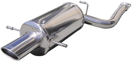 InoxCar uitlaat passend voor Subaru Impreza 4WD 2.0 GT-Turbo -2000 120x80mm IXSUIM01120