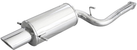 InoxCar uitlaat passend voor Subaru Impreza 4WD 2.5 STi (230pk) 2006- 150x105mm IXSUIM15150