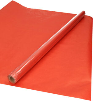 Inpakpapier/cadeaupapier - 1x rol - roodbruin - 70 x 200 cm Terracotta bruin
