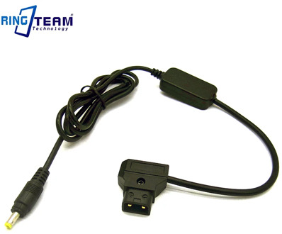 Input 11V-17V PTap DTap Plug to 5.5X2.5mm Power Cables 12V Output for Lights Lamps Monitors Routers and Cameras.