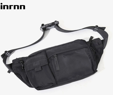 inrnn Men Waist Bag Fashion Small Crossbody Bags Sling Bag Outdoor Sports Waist Pack for Teenager Male Waterproof Chest Bag New
