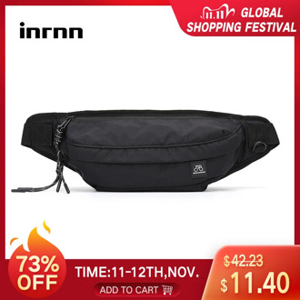 inrnn Men Waist Pack Teenager Outdoor Sports Running Cycling Fanny Pack Male Fashion Shoulder Belt Bag Travel Phone Pouch Bags