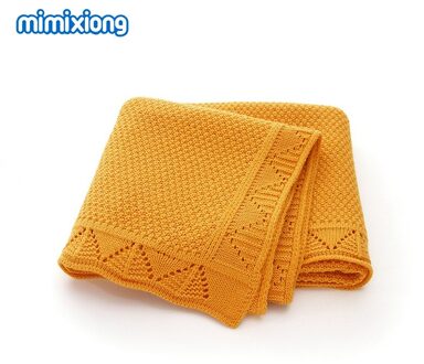 Ins Baby Gebreide Deken Jongens En Meisjes 'Breien Deken Baby Winddicht Cover Quilt Happy-Nappers khaki