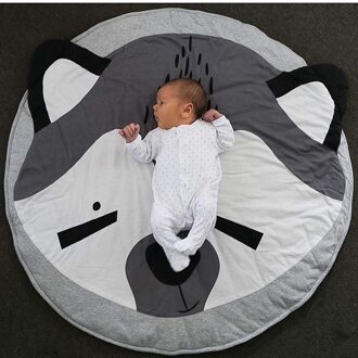Ins Cartoon Baby Kruipen Mat Fox-Vormige Spel Tapijt Baby Troostende Kussen Outdoor Mat Thuis Decoratie Foto Props