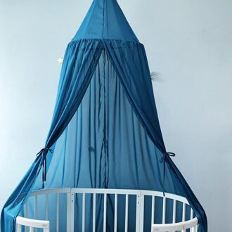 Ins Chiffon Tent Voor Kinderen Klamboe Nordic Kinderen Tent Woondecoratie Spel Speeltuin Creatieve Ademend Bed Luifel blauw