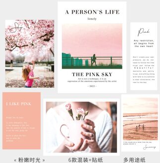 Ins Eenvoudige Stijl Nordic Moderne Postkaart Pak Creatieve Deco-Hangers Card Muur Muursticker Poster Diy Foto Rekwisieten Inclusief Stickers