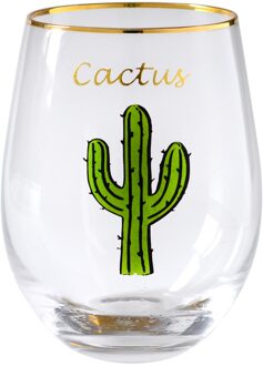 Ins Gouden Rand Wine Glass Charms Crystal Flamingo Mr Elanden Cactus Kat Nespresso Whiskey Cocktail Petty Cup Sap Bril cactus B