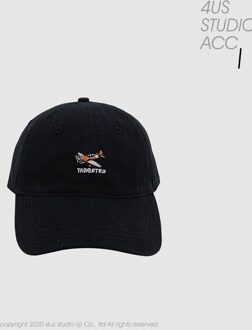 Ins Hoed Vrouwen Lente En Zomer Koppels Casual Veelzijdige Softtop Baseball Cap Mannen Alfabet Geborduurd Gewassen Cap zwart plane