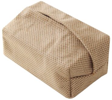 Ins Katoen En Linnen Pompen Doos Stof Eenvoudig Weven Homestay Decoratie Toiletpapier Opslag Beige Abrikoos Foto Prop