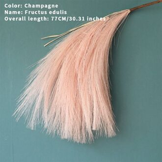 Ins Kunstmatige Bloem Art Zegge Kunstmatige Riet Riet Plant Reed Ingemaakte Diy Bruiloft Home Party Kantoor Tafel Kerst Decoratie champagne