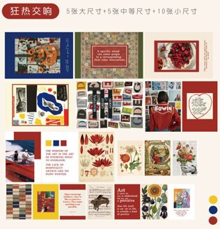 Ins Retro Art Foto 'S Creatieve Landschap Plantkunde Bloem Fotografie Props Kleine Poster Postkaart Wenskaarten Diy Kamer Muursticker 03