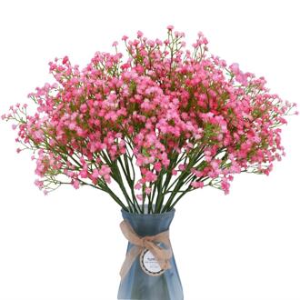 Ins Wind Simulatie Bloem Gypsophila Kunstmatige Bloem Kunstmatige Bloem Bruiloft Decoratie Kunstmatige Bloem Woondecoratie roze