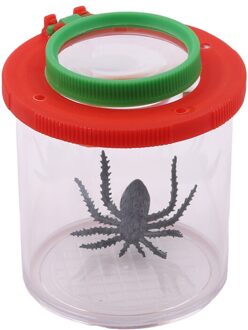 Insecten Kleine Dier Vergrootglas Glas Cilindrische Spider Educatief Speelgoed Plastic Fles Insecten Viewer Observatie Nieuwkomers
