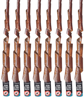 Insecten/vliegen vang plakstrips/kleefstrips - 8x stuks