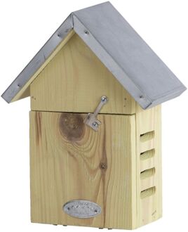 Insectenhotel - hout - 23 cm - Insectenhotel Bruin