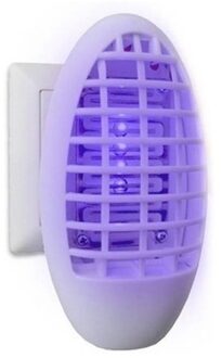 Insectenlamp - Anti insecten - Insecten verjagen - UV licht - Voor stopcontact - Muggenlamp Wit
