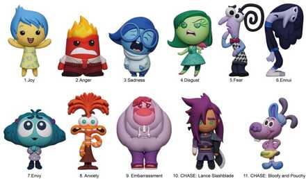 Inside Out 3D PVC Bag Clips Series 2 Display (24)