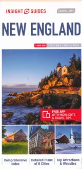 Insight Guides Travel Map New England