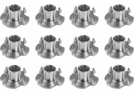 Inslagmoeren M8 (zakje 12 stuks)