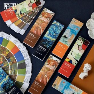 Inspiration Gallery series Decorative Stickers book Scrapbooking Stick Label Diary Stationery Album Van Gogh Monet Stickers