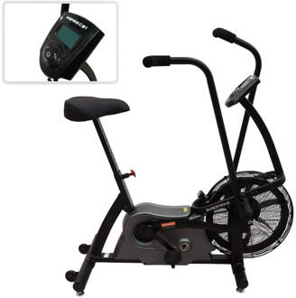 Inspire CB1 Airbike - Fan Bike - met LCD scherm Zwart