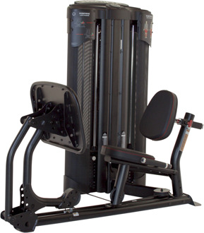 Inspire DUAL Station Leg Press + Calf Press Zwart