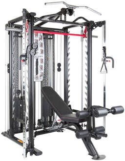 Inspire SCS Smith Cage System - incl. Trainingsbank Zwart