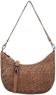 Inspired by illusion Shoulderbag brown damestas Bruin - H 16 x B 28 x D 6,50 cm