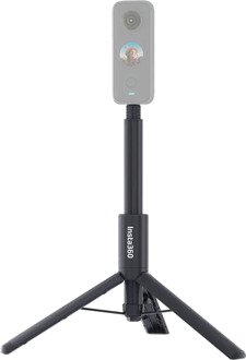 Insta360 2-in-1 Invisible selfie stick en Tripod zwart