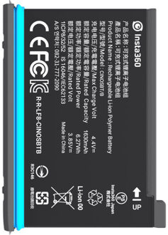 Insta360 ONE X2 - Oplaadbare lithium polymeer batterij Oplaadbare batterij